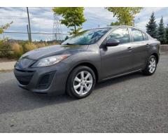 2011 MAZDA 3 , MANUEL  , 4 CYLINDRES 2.0  LITRES , AIR CLIMATISE
